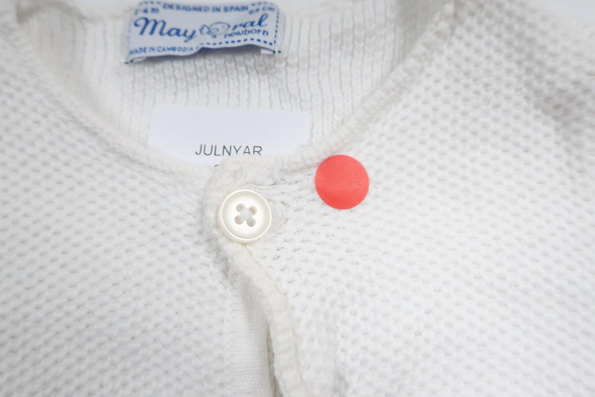 Knitted cardigan from Mayoral - Size 62/68 - White