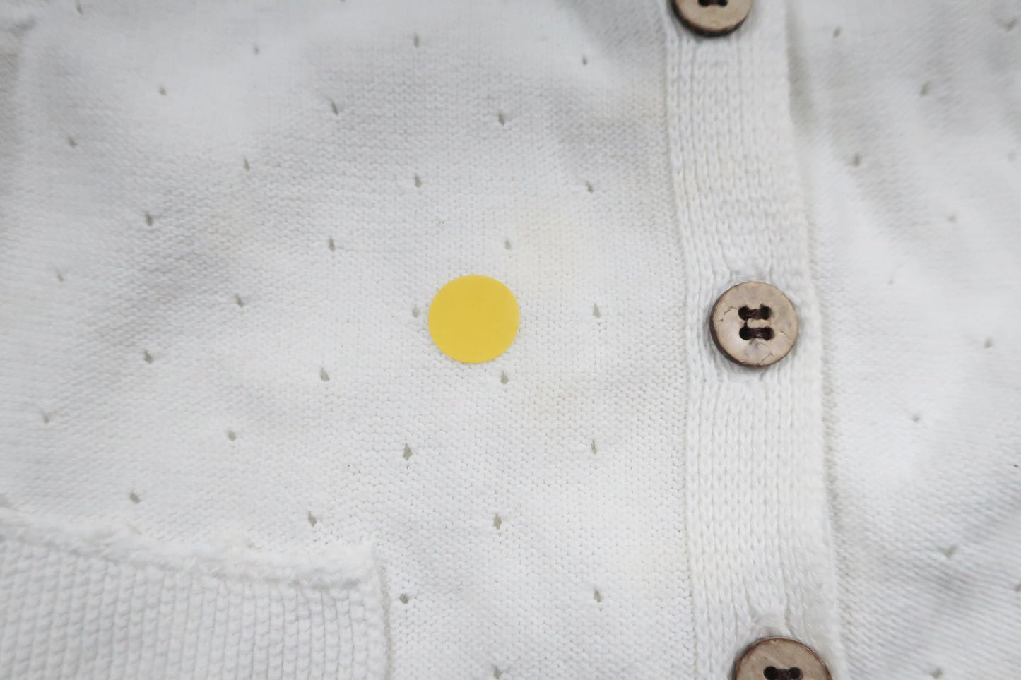 Strickjacke von Newbie – Größe 62 – Weiß