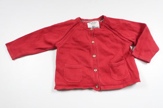 Knitted cardigan from Zara - Size 62/68 - Red