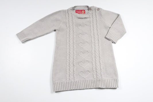 Knitted dress from Skill - Size 80 - Grey
