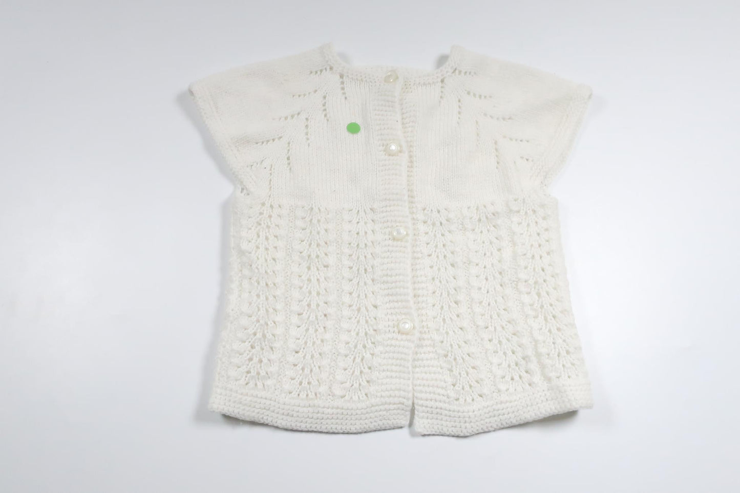 Home-knit sweater from Unknown - Size 80/86 - White