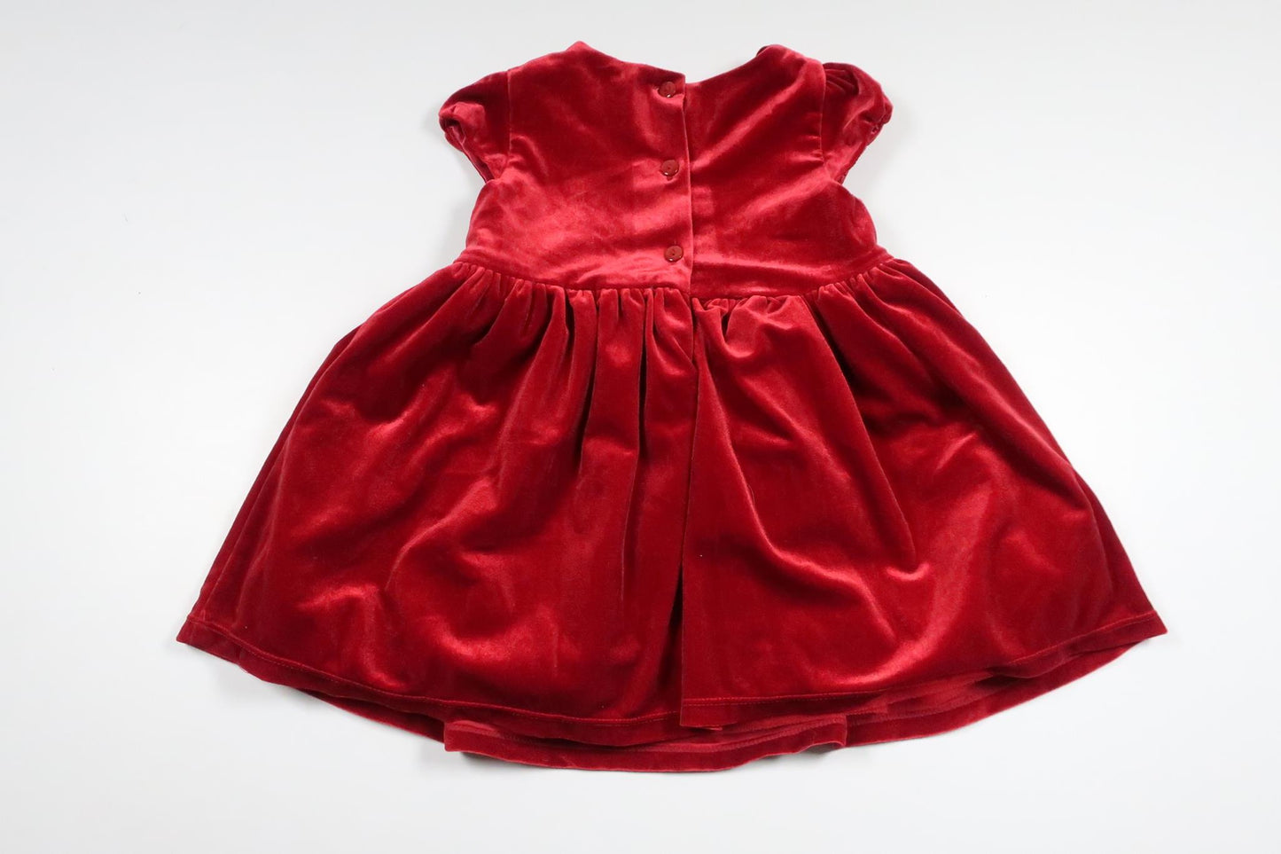 Velour party dress from H&M - Size 86 - Red