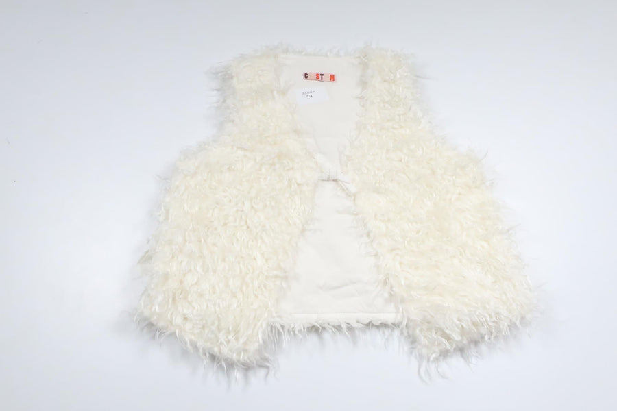 Faux fur vest from Name It - Size 86 - White