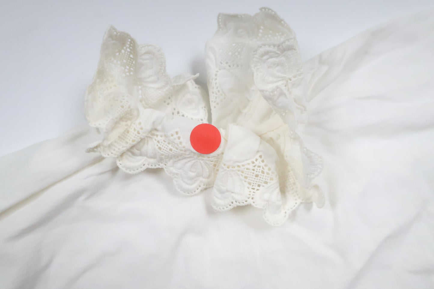 Lucia top with collar from Unknown - Size 62/68 - White