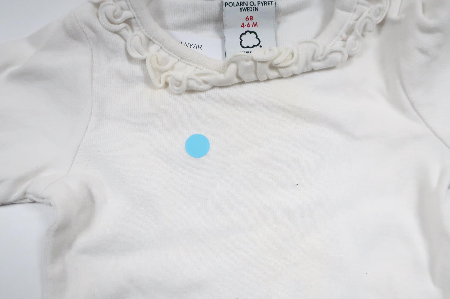 Body with collar from Polarn o. Pyret - Size 68 - White