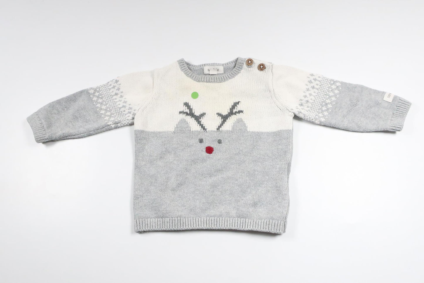 Strickpullover von Newbie – Größe 62 – Grau