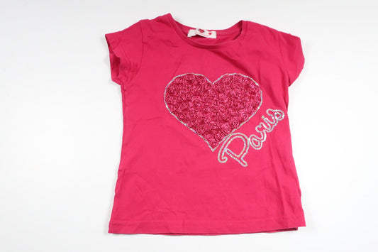 Pullover aus Paris... so mädchenhaft - Größe 104 - Rosa