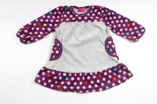 Fleecekleid von MeToo – Größe 74 – Mehrfarbig