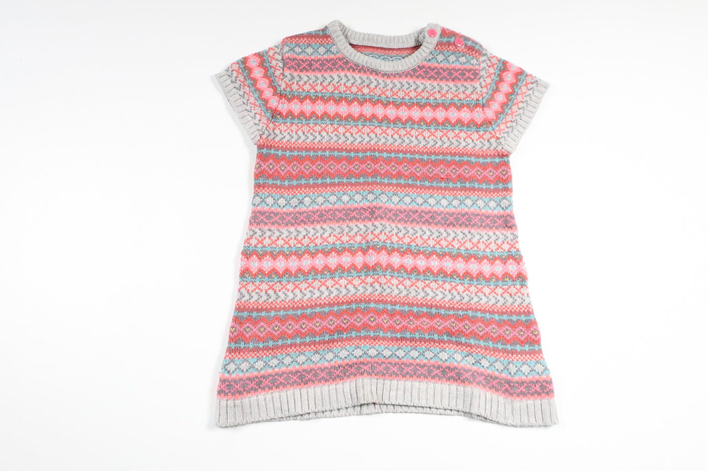 Strickkleid von unbekannter Marke - Größe 86 - Mehrfarbig