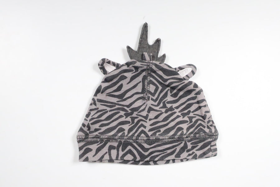 Patterned hat from ICA I Love Eco - Size 50 - Grey