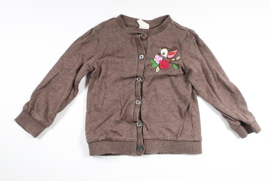 Knitted cardigan from H&amp;M - Size 86 - Brown