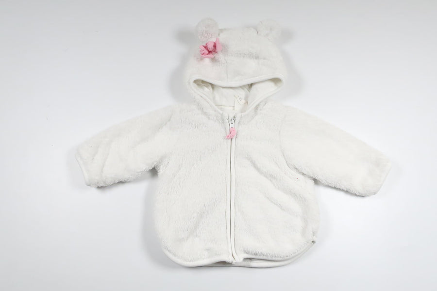 Fleece hoodie from H&M - Size 62 - White