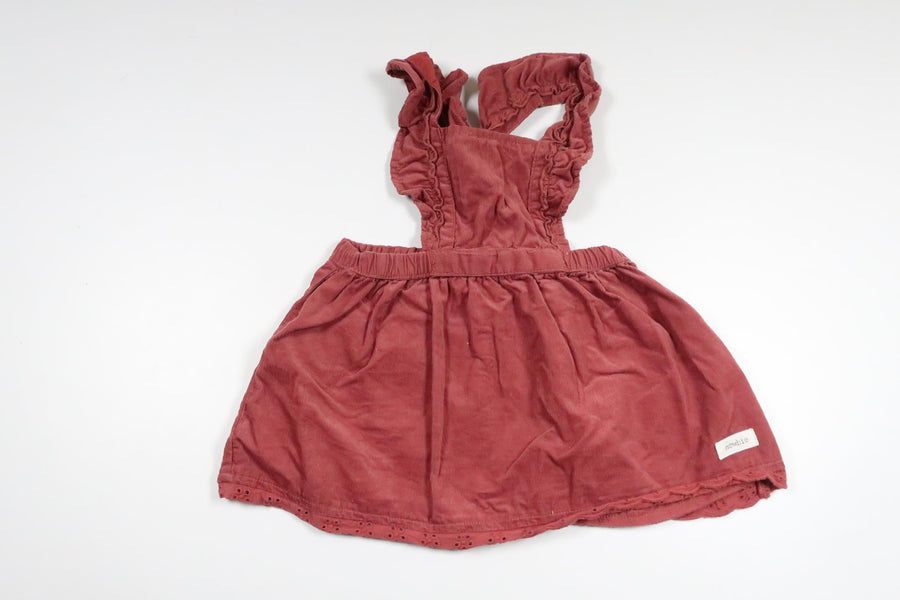 Trägerrock von Newbie – Größe 74 – Burgunderrot