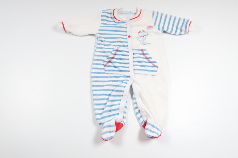Fleece pajamas from Baby In Time - Size 56 - White