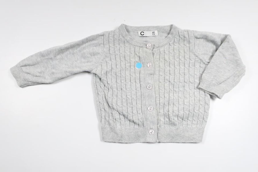 Knitted cardigan from Cubus - Size 62 - Grey
