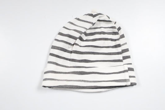 Gestreifter Hut von H&MM - Größe 62/68 - Weiß