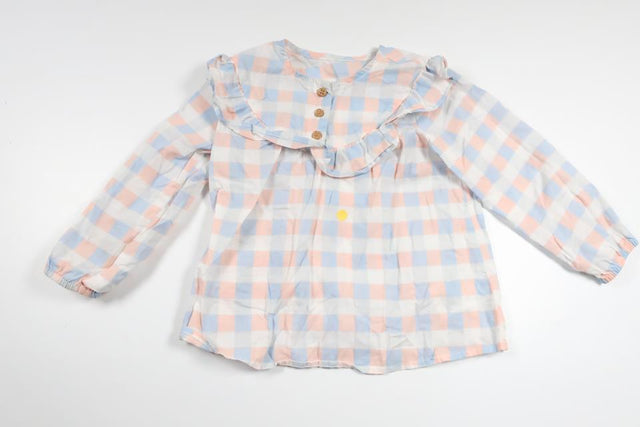 Checked tunic from H&amp;M - Size 86 - Blue