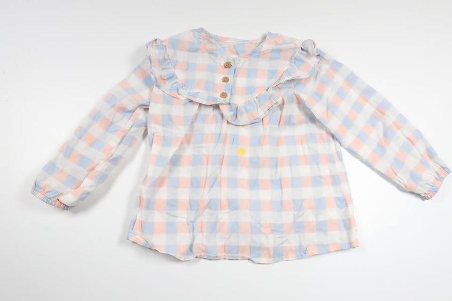 Checked tunic from H&amp;M - Size 86 - Blue