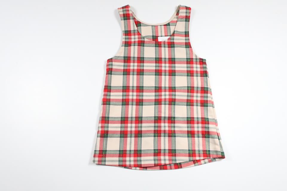 Checked dress from H&amp;M - Size 92 - Beige