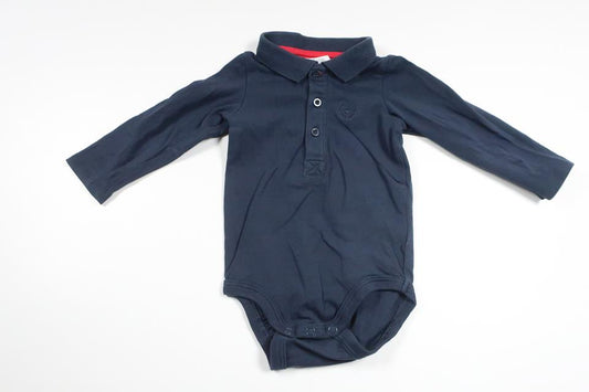 Polo-Body von Lindex – Größe 62 – Marineblau
