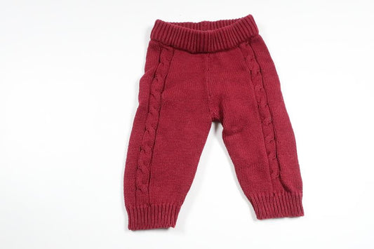 Knitted pants from Lupilu - Size 50/56 - Burgundy