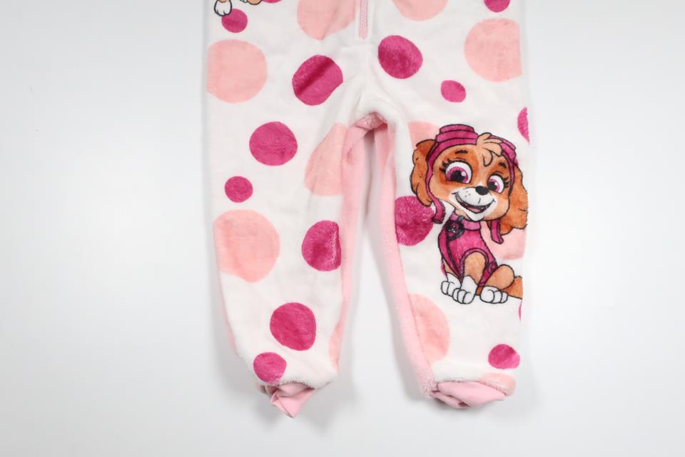 Fleece-Overall mit Paw Patrol-Motiv von Nickelodeon – Größe 98/104 – Rosa