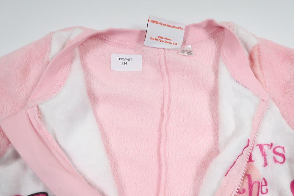 Fleece-Overall mit Paw Patrol-Motiv von Nickelodeon – Größe 98/104 – Rosa