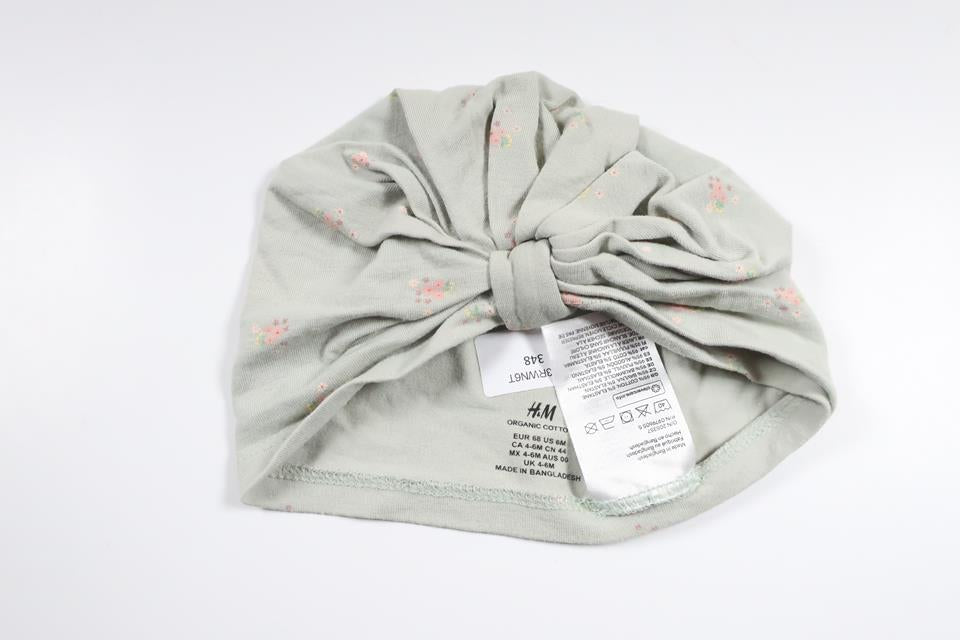 Turbanhut von H&MM - Größe 68 - Grün
