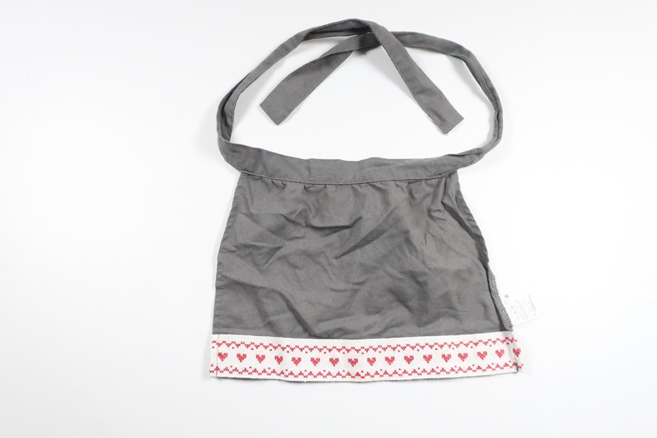 Christmas apron in 100% linen from Kappahl - Size 86/92 - Grey