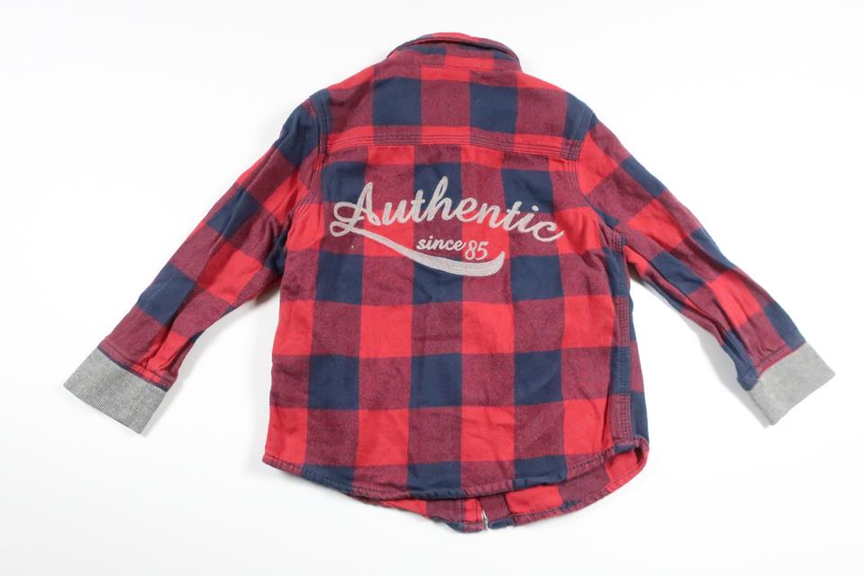 Checked shirt from Lindex - Size 92 - Red