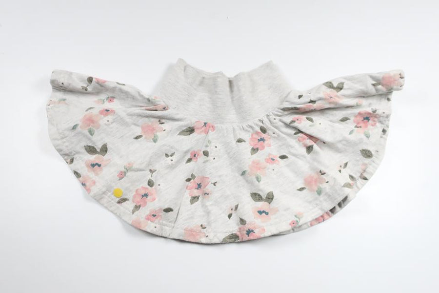 Geblümter Rock von Cubus – Größe 68 – Grau