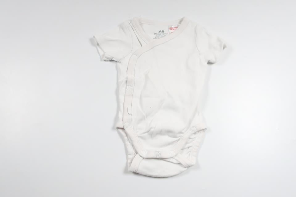 Wickelbody von H&MM - Größe 56 - Weiß