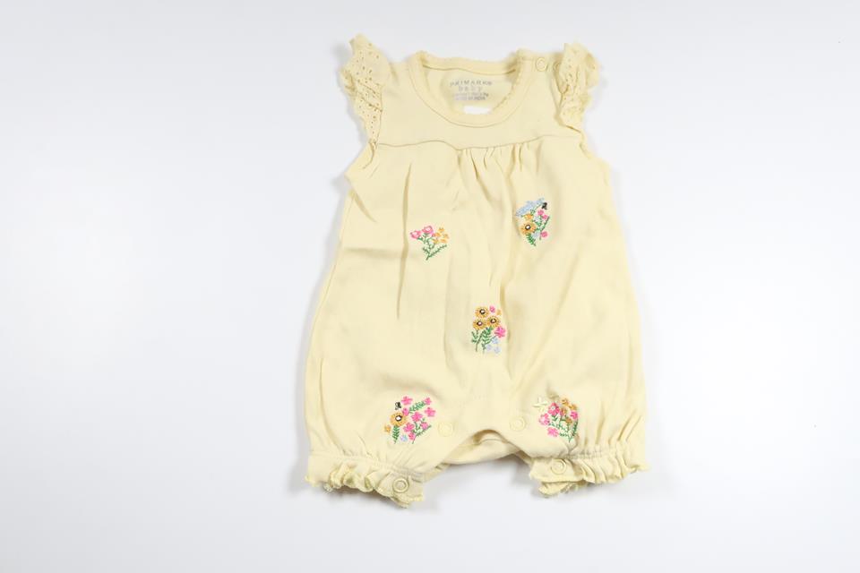 Geblümter Jumpsuit von Primark – Größe 50/56 – Gelb