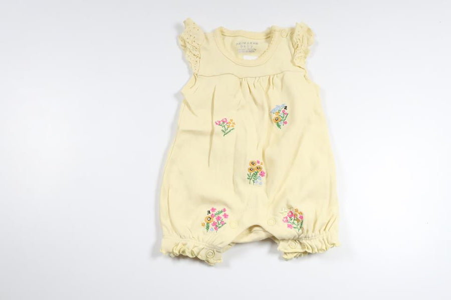Geblümter Jumpsuit von Primark – Größe 50/56 – Gelb