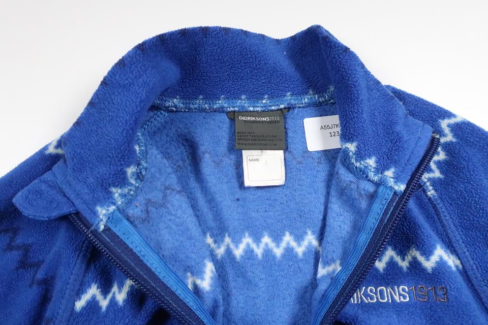 Fleecejacke von Didriksons – Größe 80 – Blau