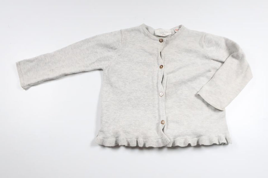 Strickjacke von Zara – Größe 86 – Grau