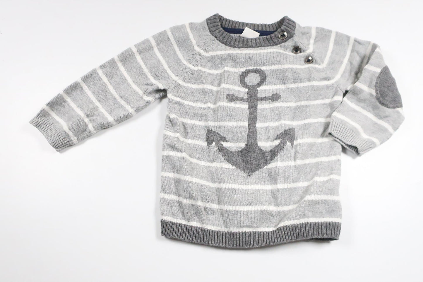 Strickpullover von H&MM - Größe 80 - Grau