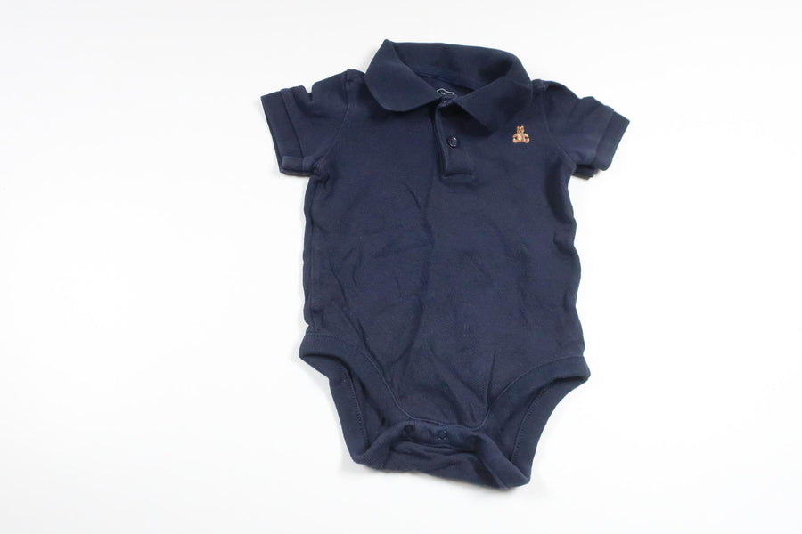 Polo-Body von Baby GAP – Größe 62/68 – Marineblau