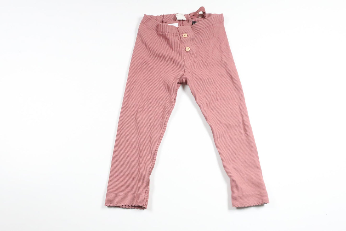 Ribbed trousers from H&M - Size 92 - Pink