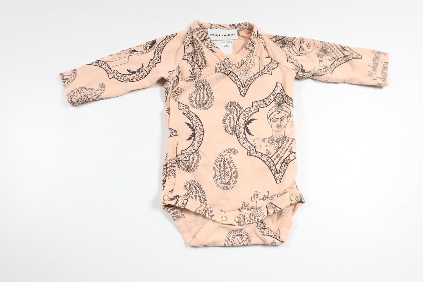 Wickelbody von Mini Rodini – Größe 50/56 – Rosa