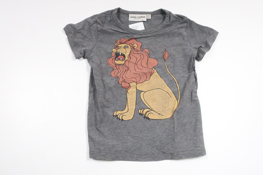 T-Shirt von Mini Rodini – Größe 92/98 – Grau
