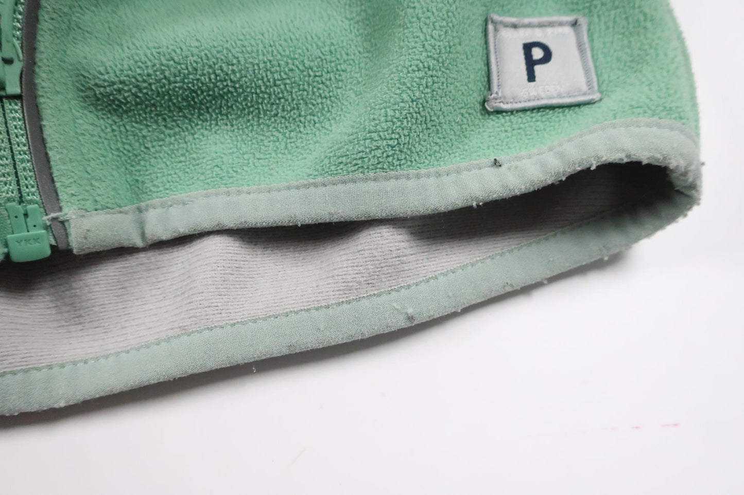 Windfleecejacke von Polarn o. Pyret – Größe 80 – Grün