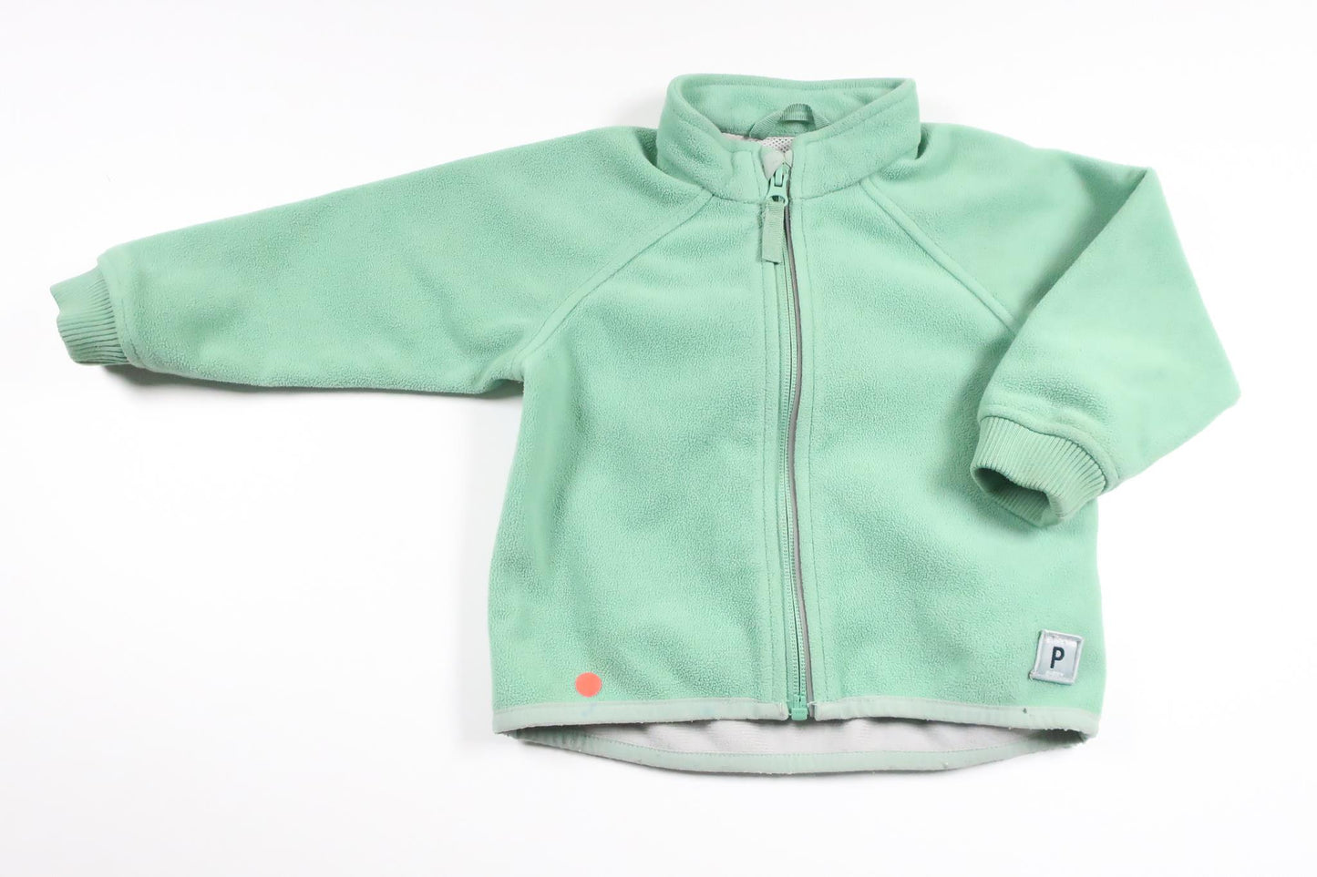 Windfleecejacke von Polarn o. Pyret – Größe 80 – Grün