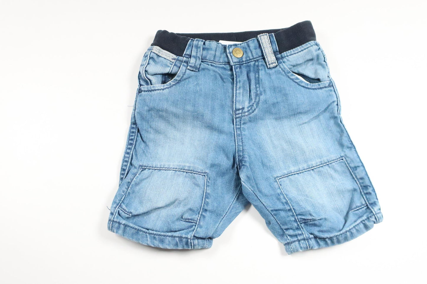 Jeansshorts von Polarn o. Pyret – Größe 74 – Denim