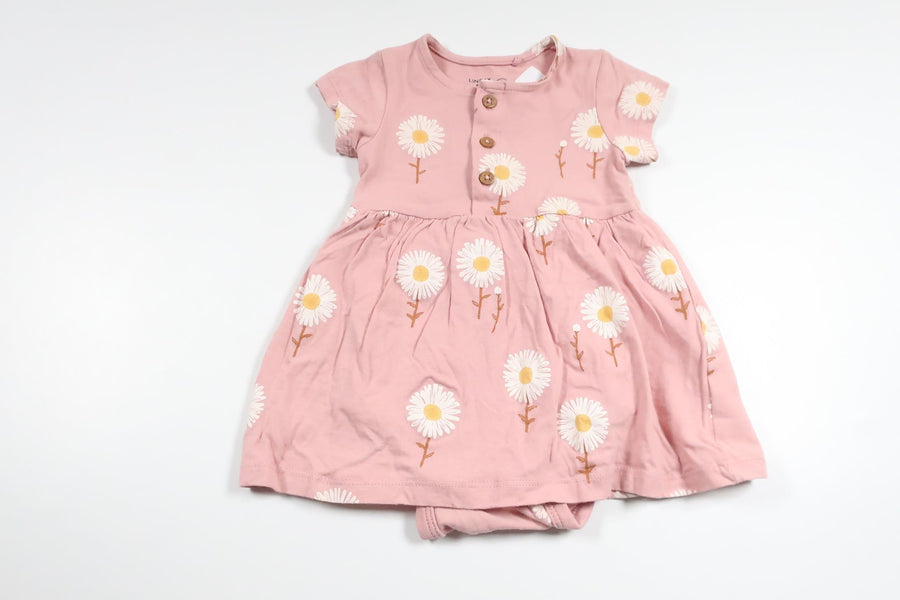 Kleid mit integriertem Body von Lindex – Größe 62 – Rosa