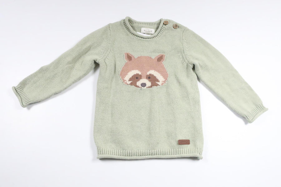 Strickpullover von Newbie – Größe 74 – Grün