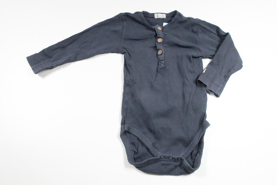 Gerippter Body von Newbie – Größe 80 – Marineblau