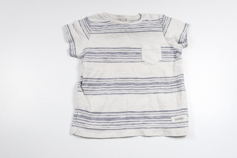 T-Shirt von Newbie – Größe 74 – Weiß