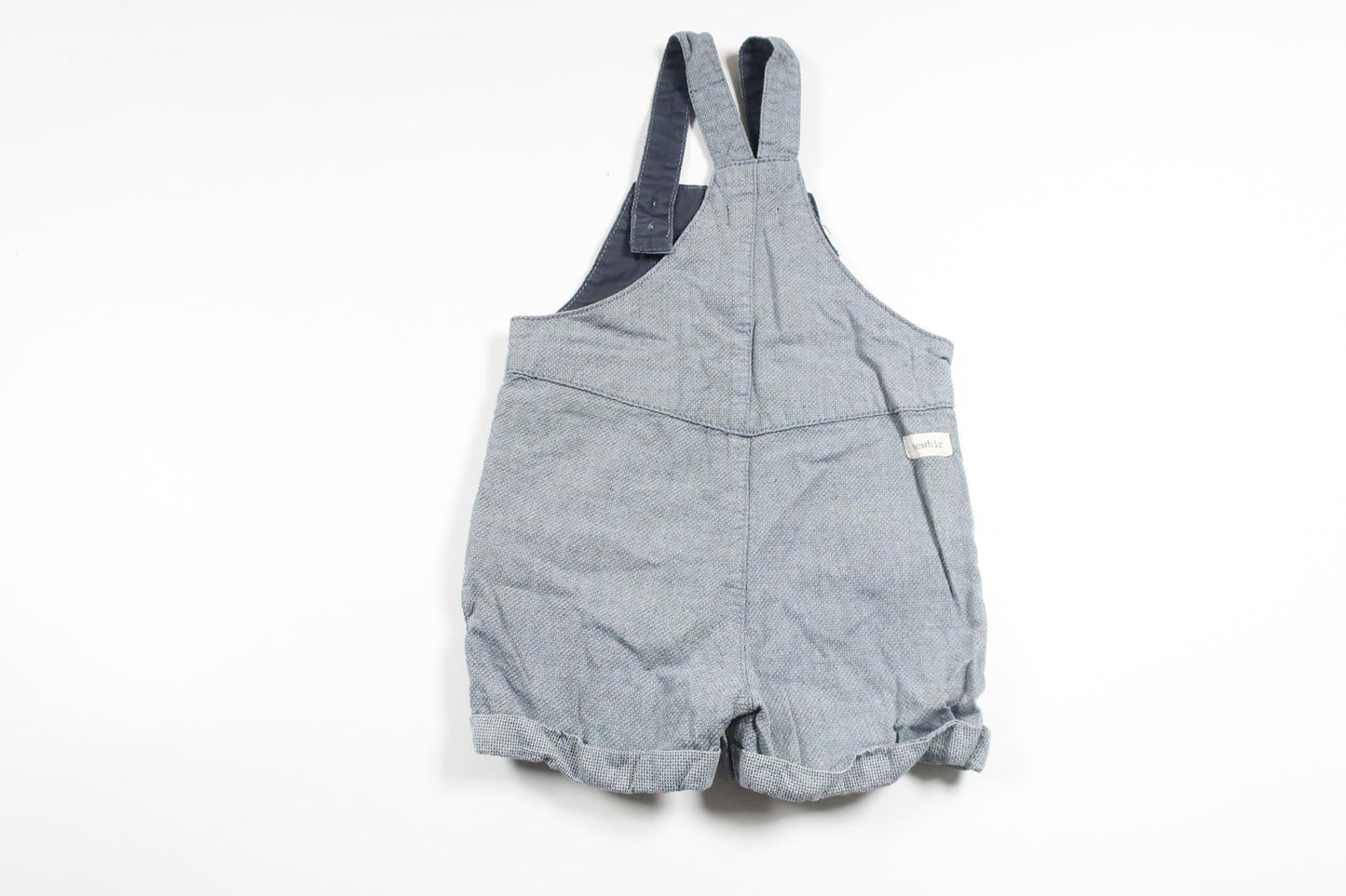 Hosenträgershorts von Newbie – Größe 74 – Marineblau