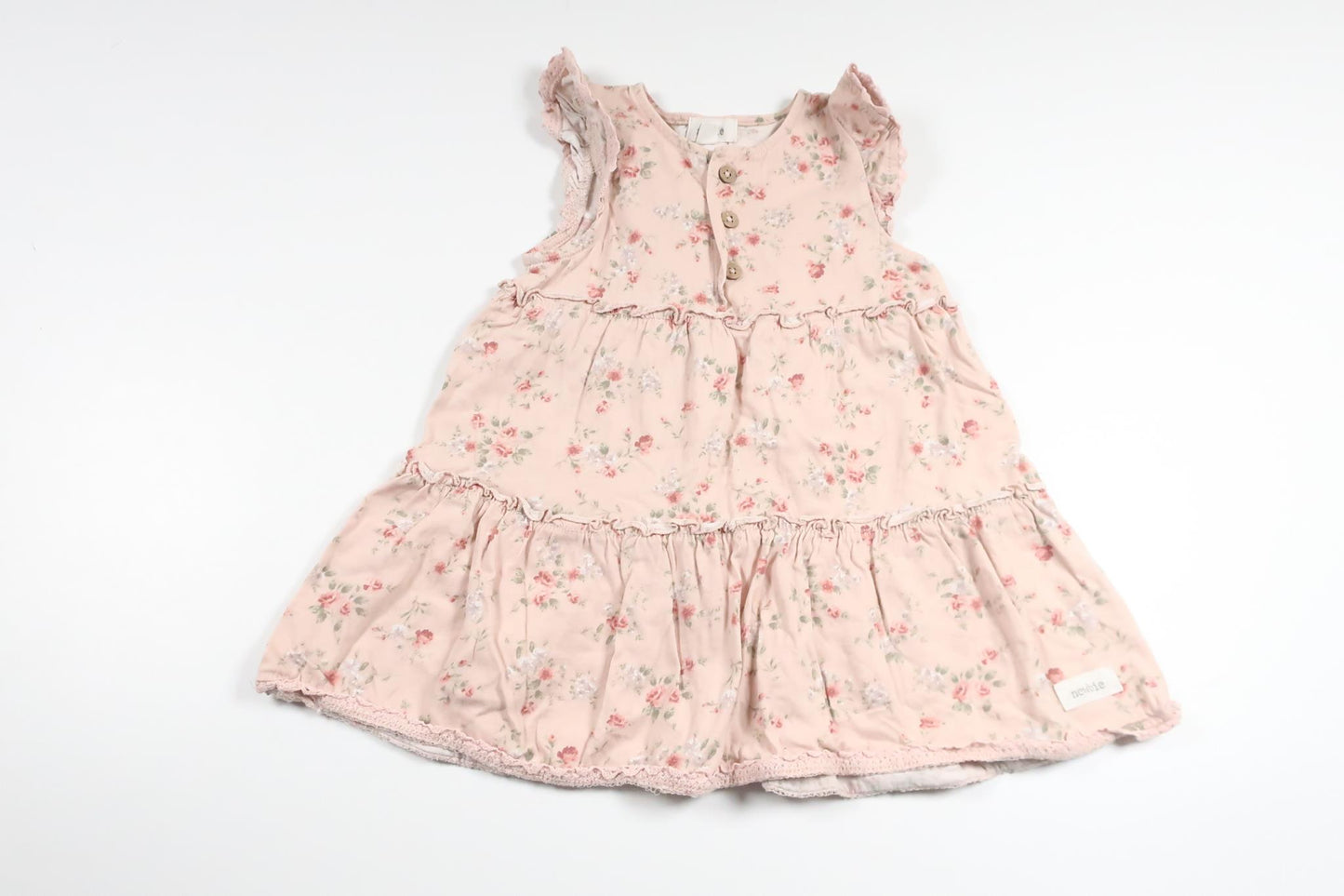 Floral dress from Newbie - Size 80 - Pink